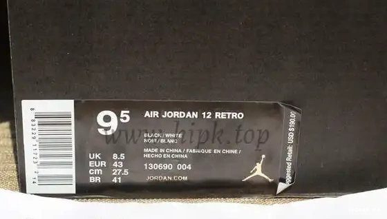 PK Nylon” 12 Authentic “Black Waterproof From Jordan Air 0518